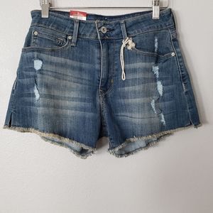 Levi Strauss Signature Size 4  Denim High Rise Shorts